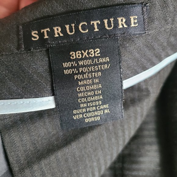 Vintage Pin striped Wool Suit - Picture 7 of 7